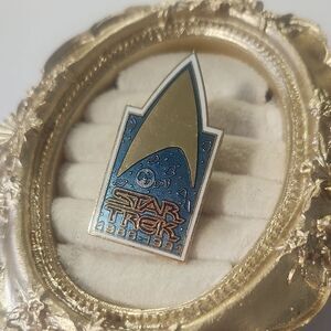 Star Trek 25 Years Commemorative Cloisonne Pin- 1.75" Tall